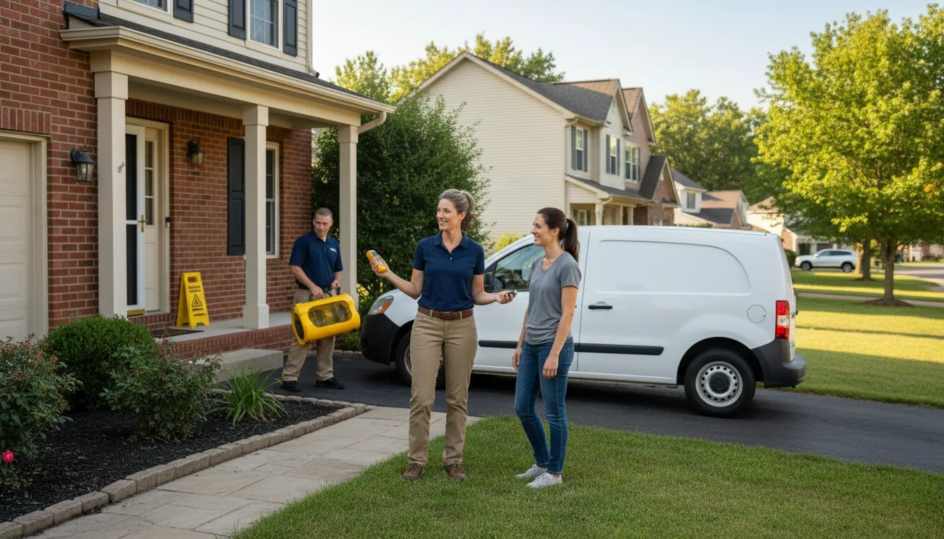 Water restoration image for Dehumidification And Cleanup Services in Fellsmere, FL